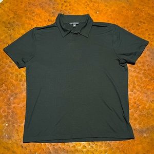 Large Banana Republic polo style shirt in black.